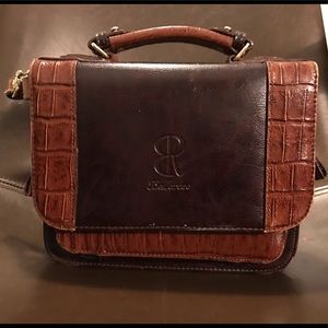 Cute Bellerose genuine leather Crossbody purse